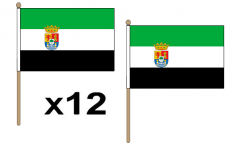 Extremadura Hand Flags